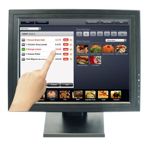 New 15 Touch Screen Pos Tft Lcd Touchscreen Monitor Retail Kiosk