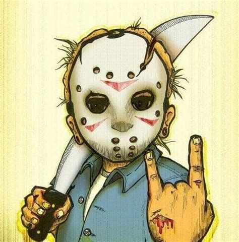 Pin By Horror Queen On Friday The Th Jason Voorhees Horror Cartoon Horror Art Horror Icons
