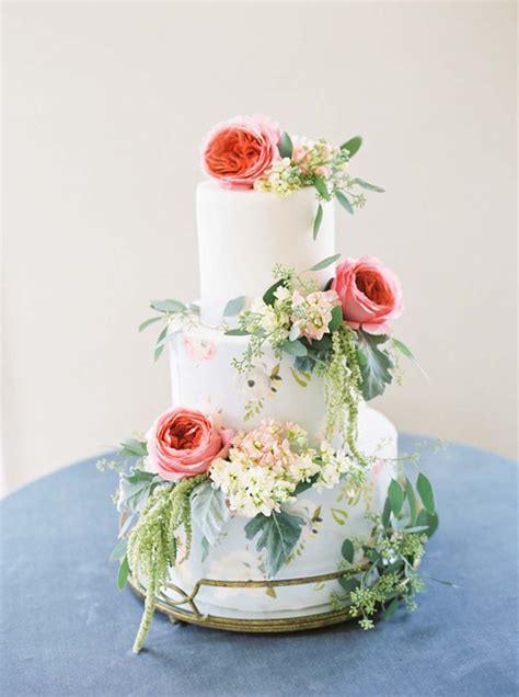 Fresh Flower Wedding Cakes That Could Rival Harry And Meghan S In Spring Wedding Cake