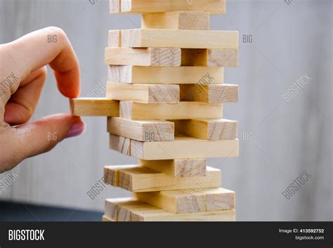 Building Wooden Blocks Image And Photo Free Trial Bigstock