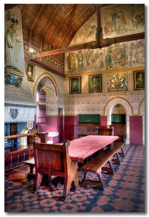 Castell Coch Banqueting Room With Images Castles Interior English