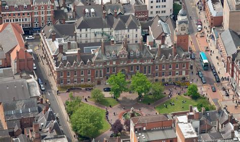 Leicester Town Hall Leicester From The Air Aerial Photographs Of