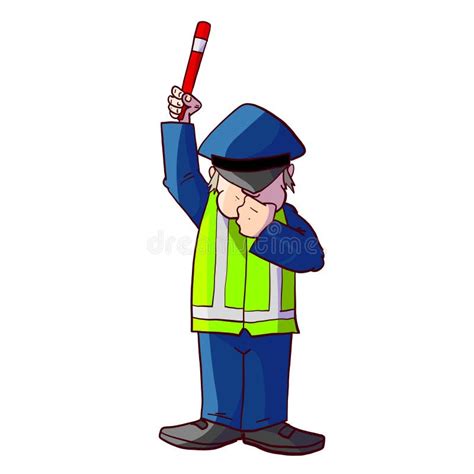 Uk Traffic Police Officer Stock Illustration Illustration Of Concept