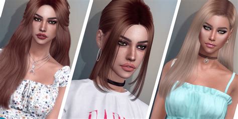 Sims 4 Cc Alpha Hair Pack Simlish 4