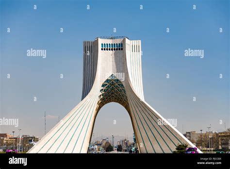 Islamic Republic Of Irantehran Azadi Tower Also Known As The Shahyad