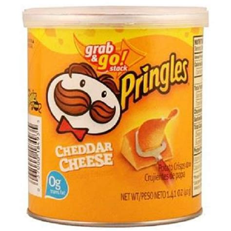 Product Of Pringles Cheddar Cheese Small Count 1 Chips Grab