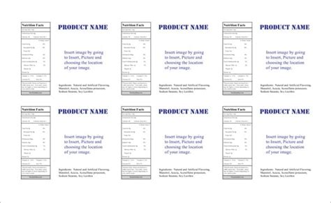 6 Free Label Templates Excel Pdf Formats