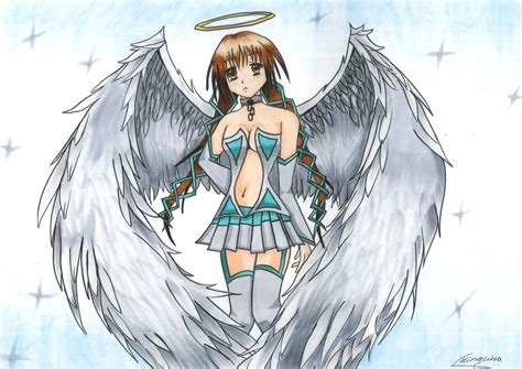 Anime Angel Girl By Animereddy On Deviantart