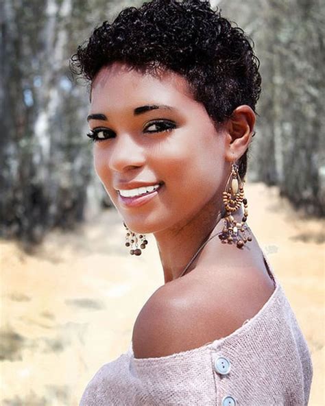Well, does this hairstyle breathe elegance or not? 38+ Fine short natural hair for black women in 2020-2021 ...