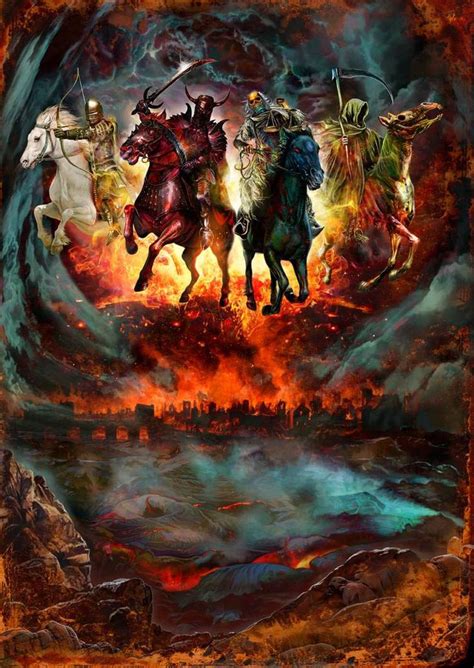 Four Horsemen By Markwilkinson On Deviantart Horsemen Of The
