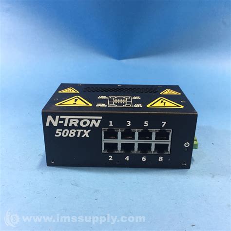 Red Lion Controls 508tx N Tron Ethernet Switch 8x10100basetx Ims Supply