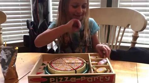 Melissa And Doug Pizza Party Toy Rewiew 1 Youtube