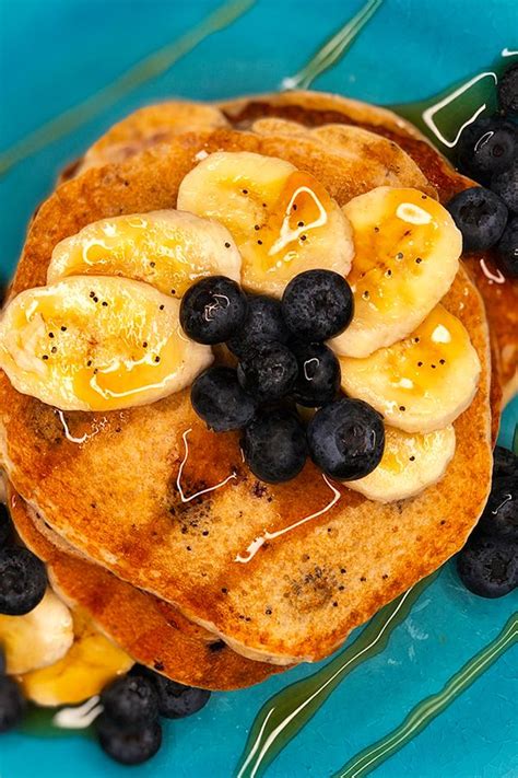 When blueberries are out of season, use thawed frozen blueberries. Kodiak Cakes Recipe: Blueberry Banana Pancakes | Best ...