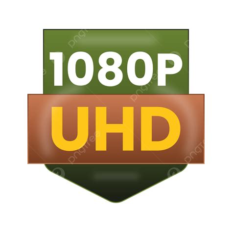 Gambar Tombol Uhd 1080p Transparan Logo 1080p Label 1080p Tombol