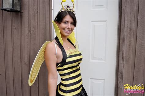 The Cute Halloween Costume Shows Her As A Yellow Bee With