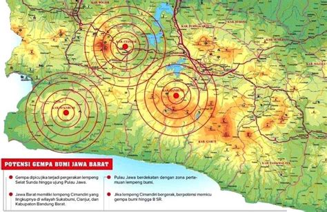 Pvmbg Petakan Kawasan Rawan Gempa Di Jabar Jabarekspres Com