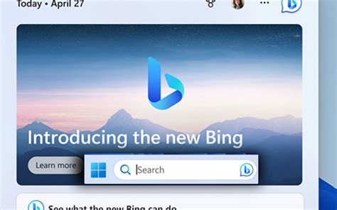 Bing Ai Returns On Windows 11 Taskbar