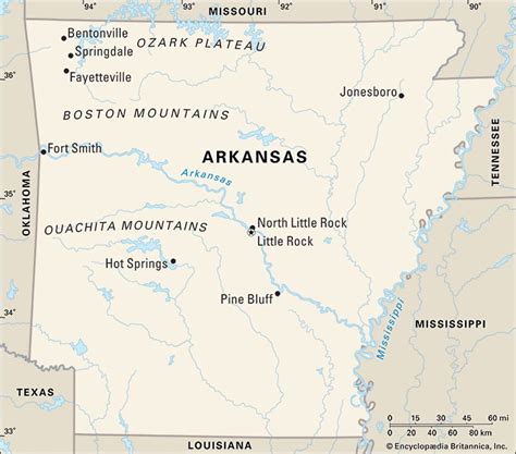The Largest Cities In Arkansas Worldatlascom