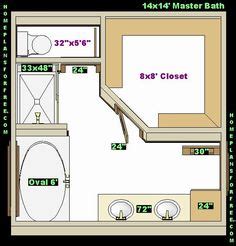So our master bedroom is 14.5x15 bath is 10x15 ish closet is 7x13. bathroom and closet floor plans | ... Plans/Free 10x16 ...