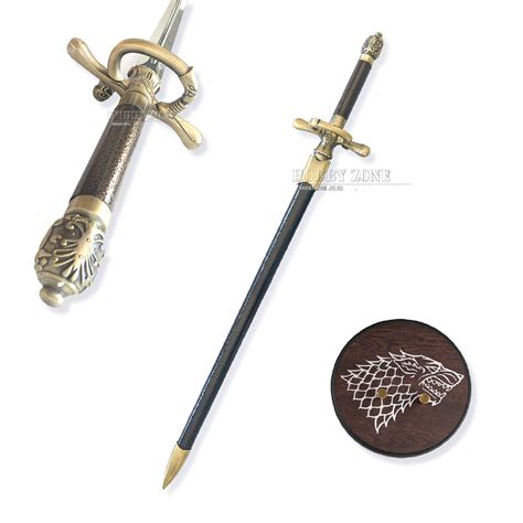 Got Arya Stark Needle Sword With Plaque Hobby Zone