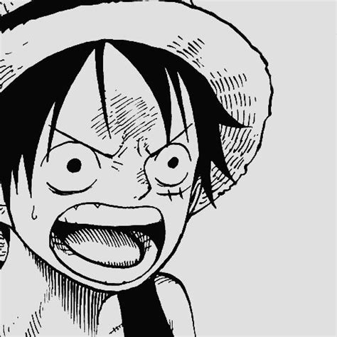 Monkey D Luffy Monkey D Luffy Black And White One Piece One Piece