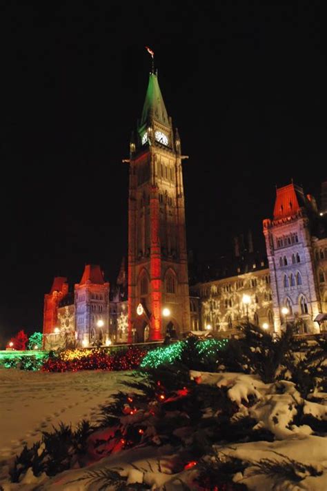 Ottawa Christmas Lights Parliament