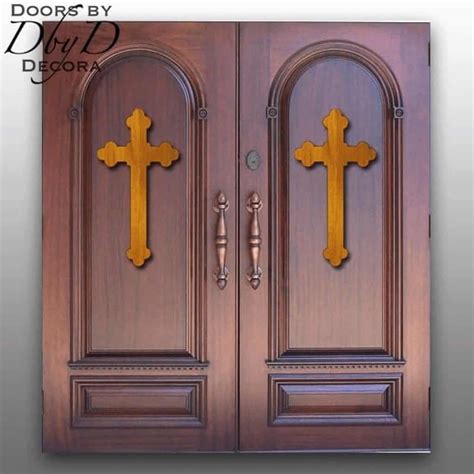 Custom Church Doors Solid Wood Front Entry Doors Doors By Decora