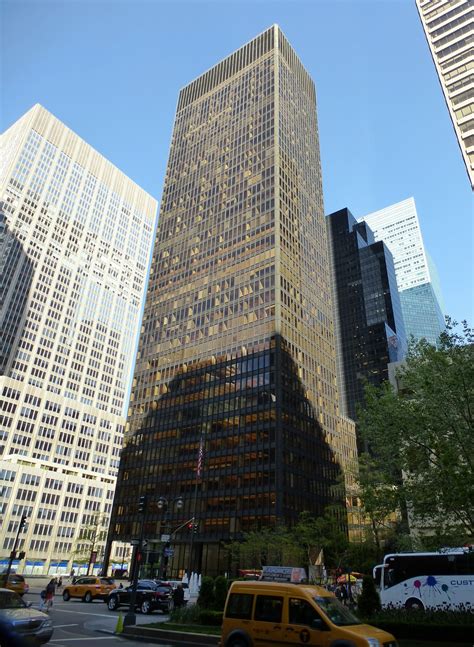 New York Ny Seagram Building Seagram Building
