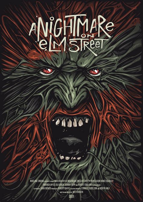 A Nightmare On Elm Street Poster On Behance A Nightmare On Elm