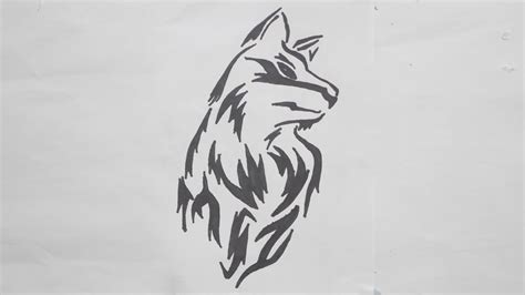 Maybe you would like to learn more about one of these? How to draw wolf tribal tattoo design #6 - YouTube