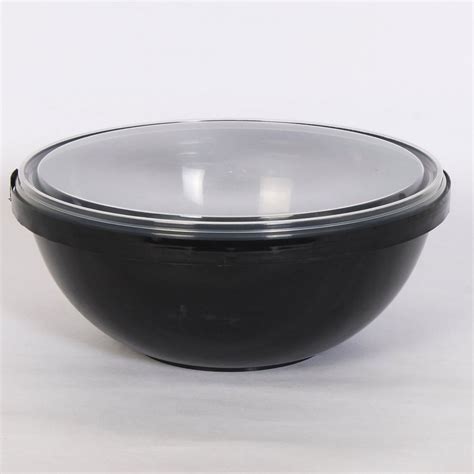 1100ml Black Plastic Food Container Bowl At Rs 1213piece Disposable