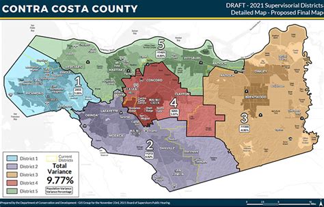 Contra Costa County Issues Proposed Final Supervisorial District Map