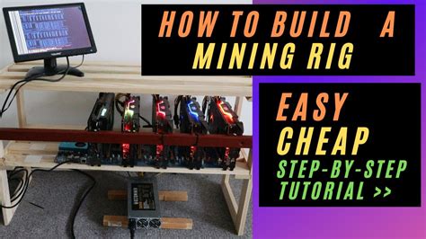 How To Build Mining Rig Easy Step By Step Youtube