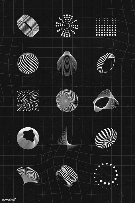 Abstract 3d Design Elements Collection Vector Premium Image By