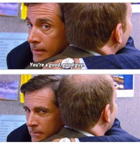 The Office Michael And Toby Hahahahaha Michaels Face Says It All Xd