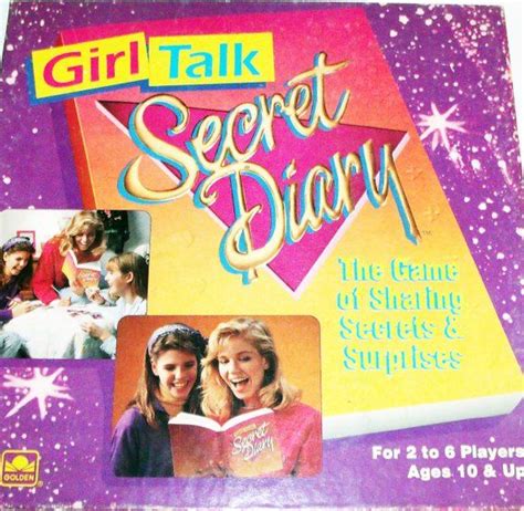 Vintage Girl Talk Secret Diary Dating Board Game Complete 1991