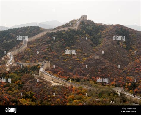 Great Wall Of China Aerial Hi Res Stock Photography And Images Alamy