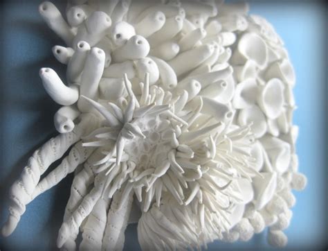 Sea Life Clay Wall Sculpture Ceramics Succulent Wall And Chic
