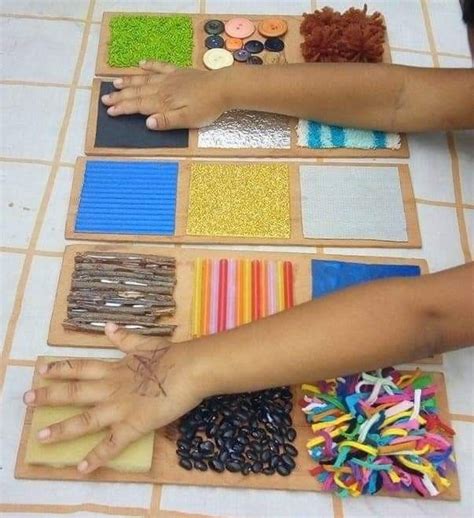 Pin De Mayra Martínez En Kids Texturas Para Niños Los Sentidos Para