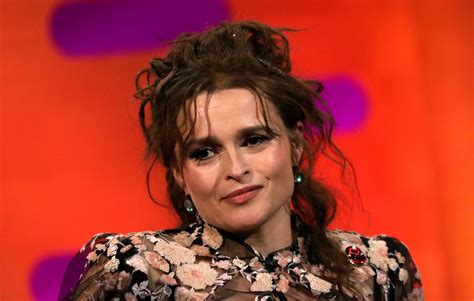 Helena Bonham Carter During The Filming For The Graham Norton Show At
