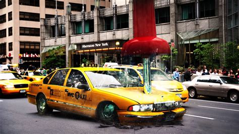 Taxi Photo Manipulation Wallpapers Hd Desktop And Mobile Backgrounds