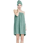 SIORO Women S Towel Wrap Bathrobe Bamboo Cotton Spa Towels Robe With
