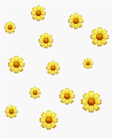 Emoji Flower Emoji Backgrounds Picsart Png Transparent Flowers