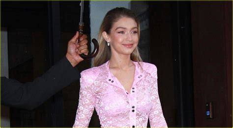 Gigi Hadid Looks Perfect In Pink In New York City Photo 3986763