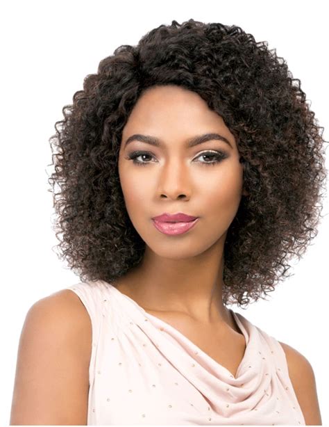 Sensationnel Bare And Natural Brazilian Lace Wig Natural Jerry Clip In Extensions Bonding