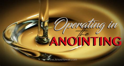 Operating In The Anointing — Amazing Love