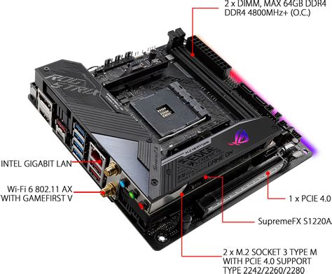 Asus Rog Strix X I Gaming Wi Fi Itx Motherboard At Mighty Ape Nz
