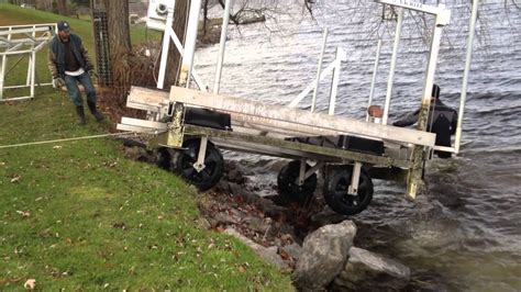 Aluminum Boat Lift Removal Youtube