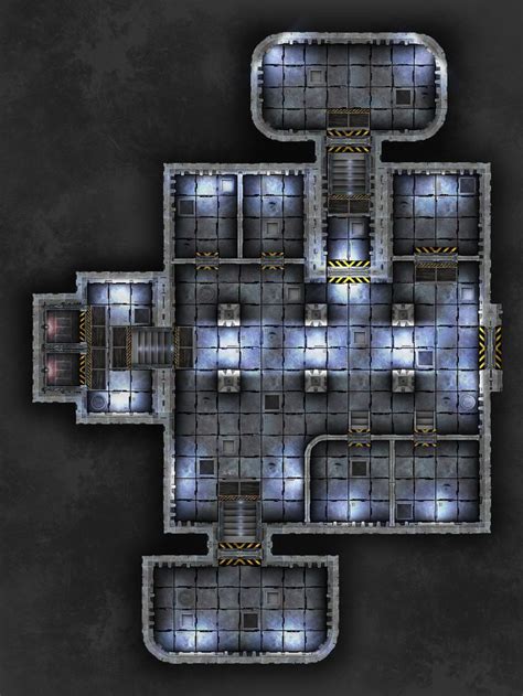 Image Result For Sci Fi Lab Map Dungeon Maps Tabletop Rpg Maps