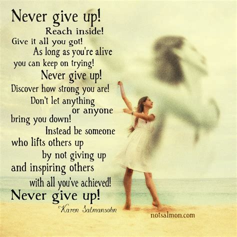 Never give up because real things take time. An uplifting quote poster to remind you to never give up ...
